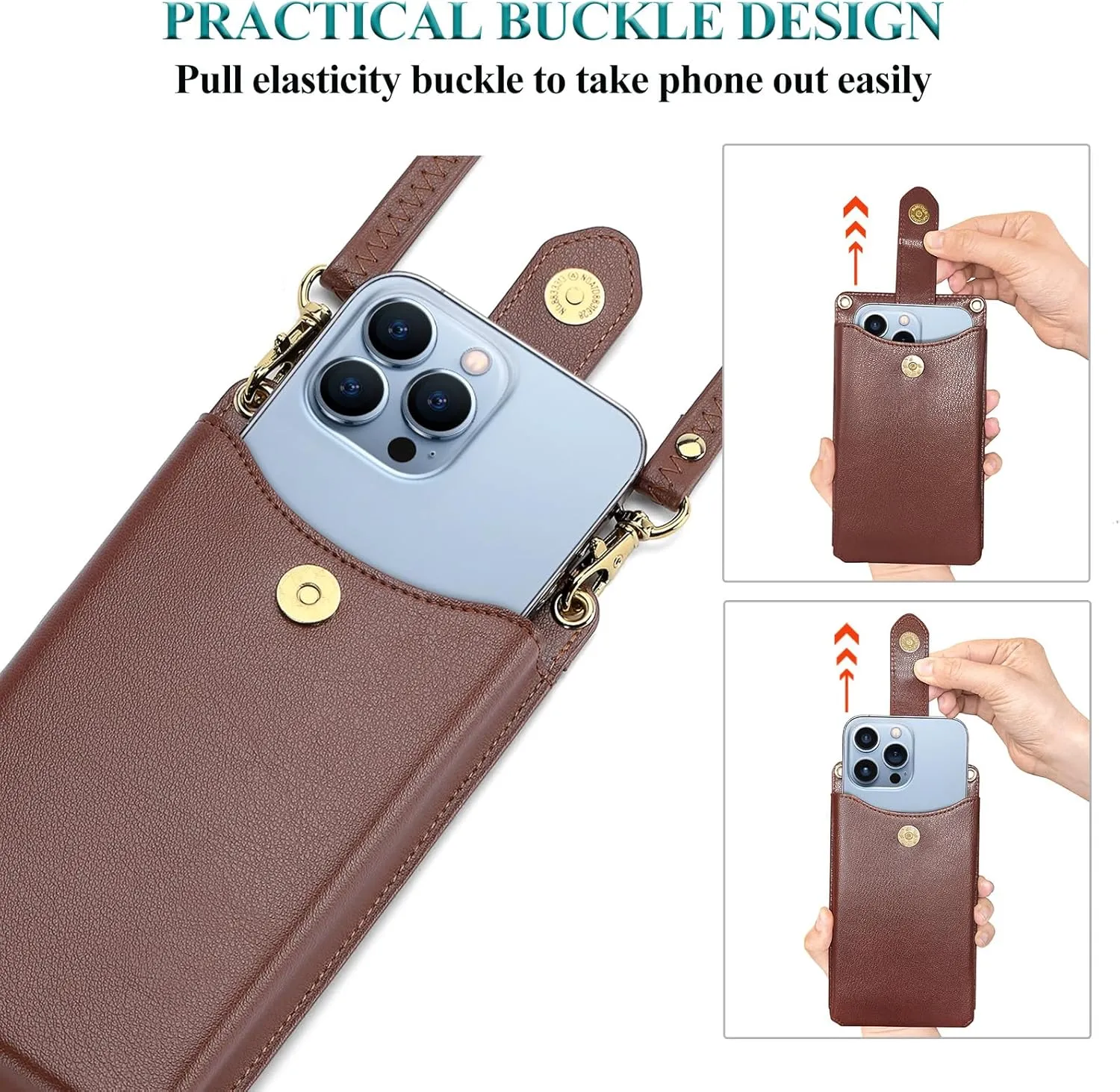 Peacocktion Small Crossbody Cell Phone Purse for Women Travel Lightweight Mini Small Bags for Women with Card Slots