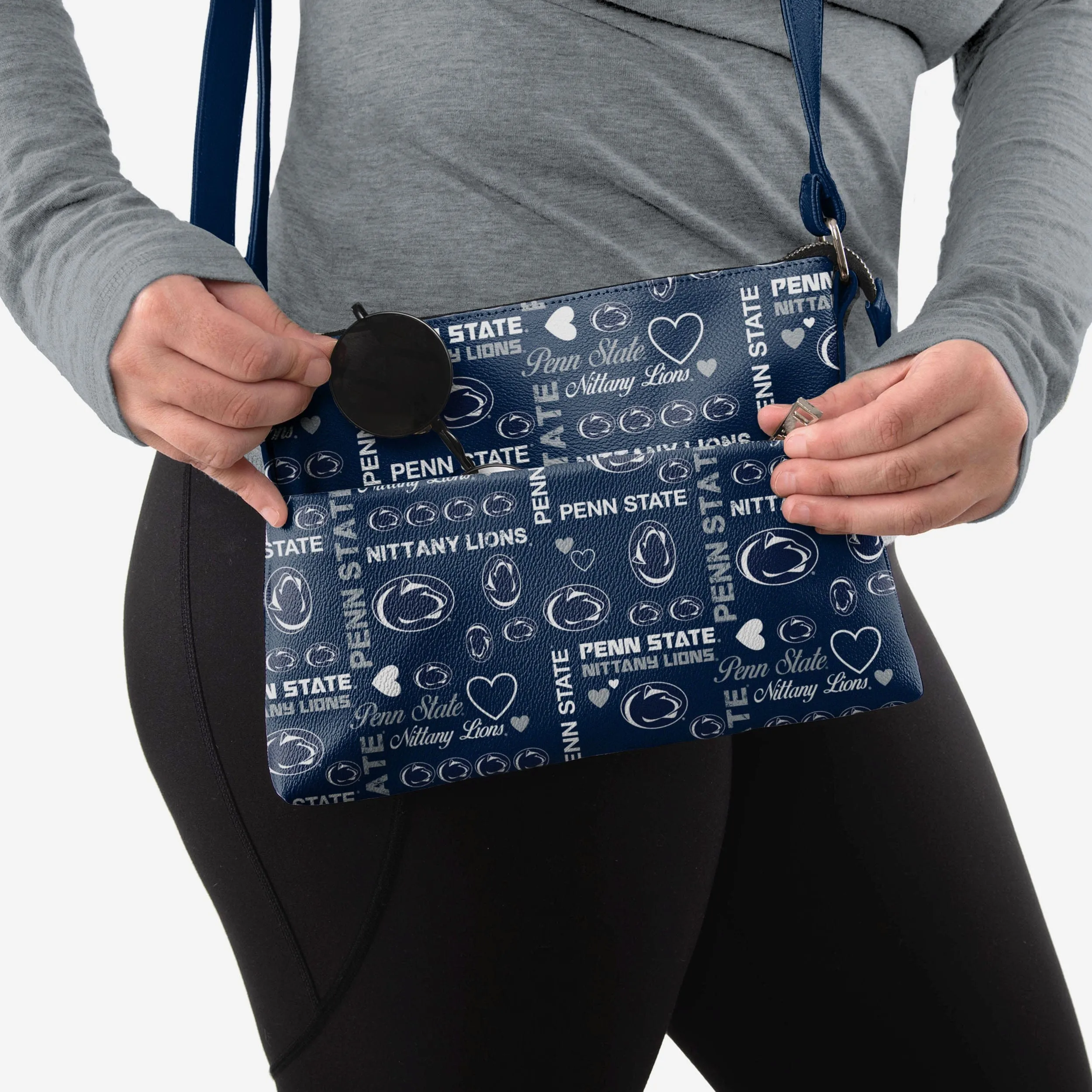 Penn State Nittany Lions Logo Love Crossbody Purse