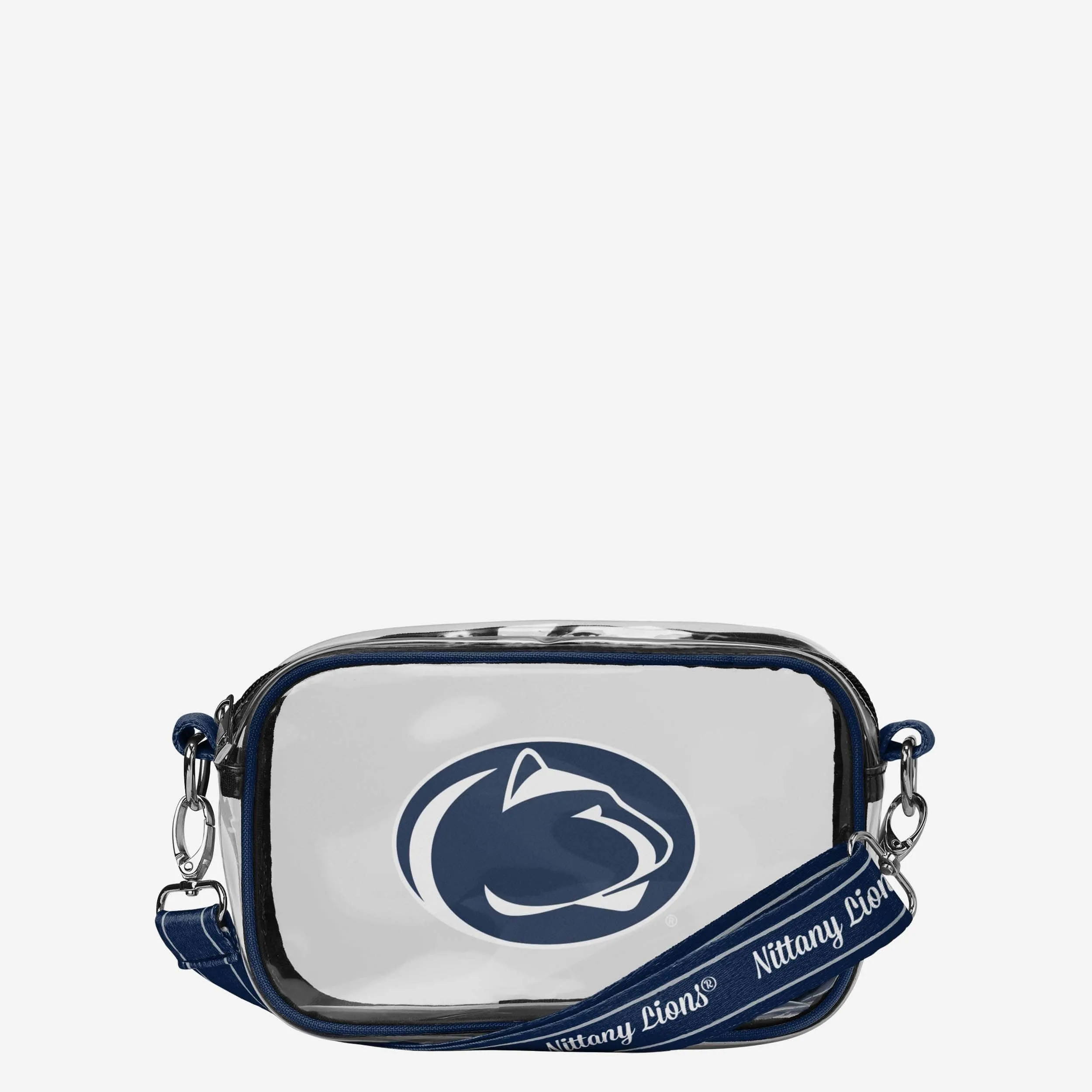 Penn State Nittany Lions Team Stripe Clear Crossbody Bag