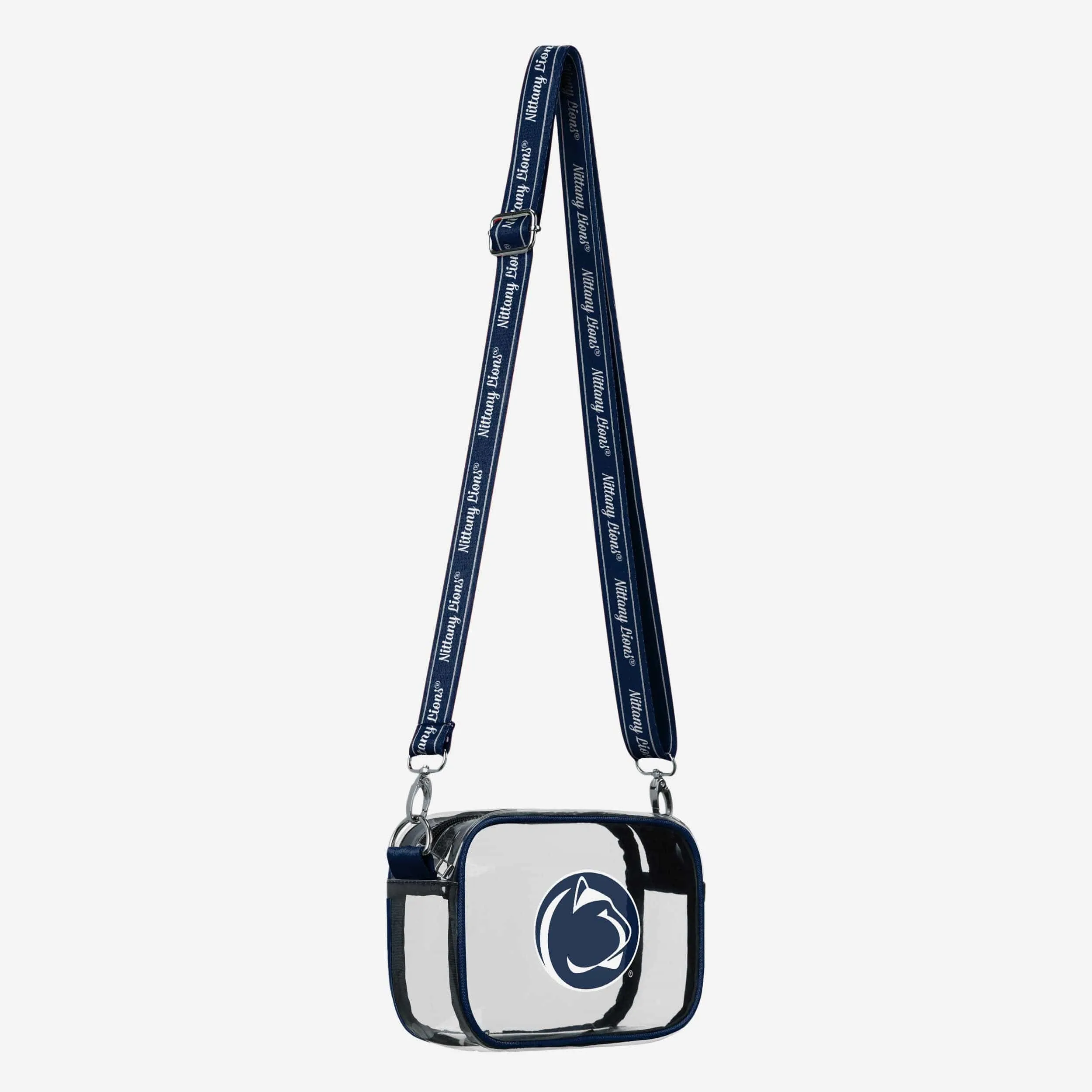 Penn State Nittany Lions Team Stripe Clear Crossbody Bag