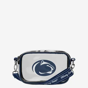 Penn State Nittany Lions Team Stripe Clear Crossbody Bag