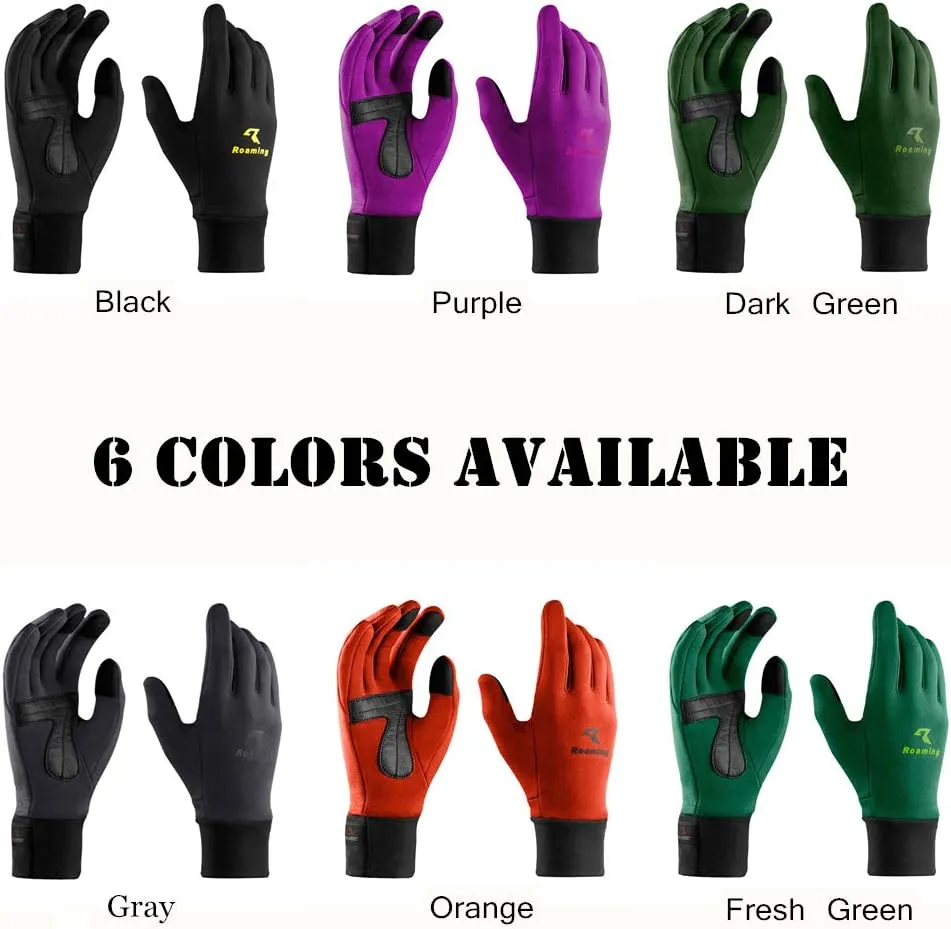 Polartec Power Stretch Touch Screen Winter Running Gloves, Thermal Gloves for Women Men Driving Hiking Cycling