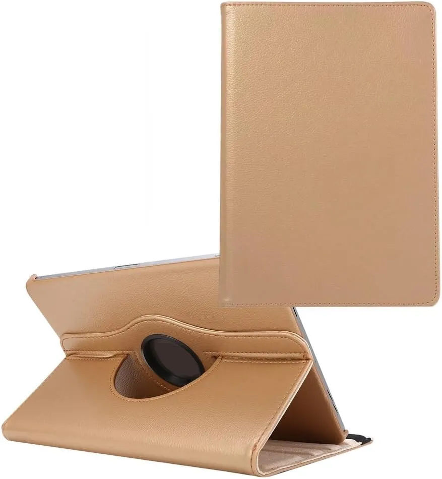 PU Leather PC Material Hard Case for Galaxy Tab S9 Ultra SM-X910/X916B 14.6‑inch - Model US-J2-P1-N025 (Gold)