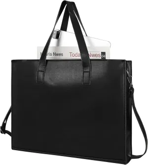 PU Leather Tote Bag for Women，Large Shoulder Tote Bag with Zipper，Leather Crossbody Bag，Top Handle Bag，Handbag