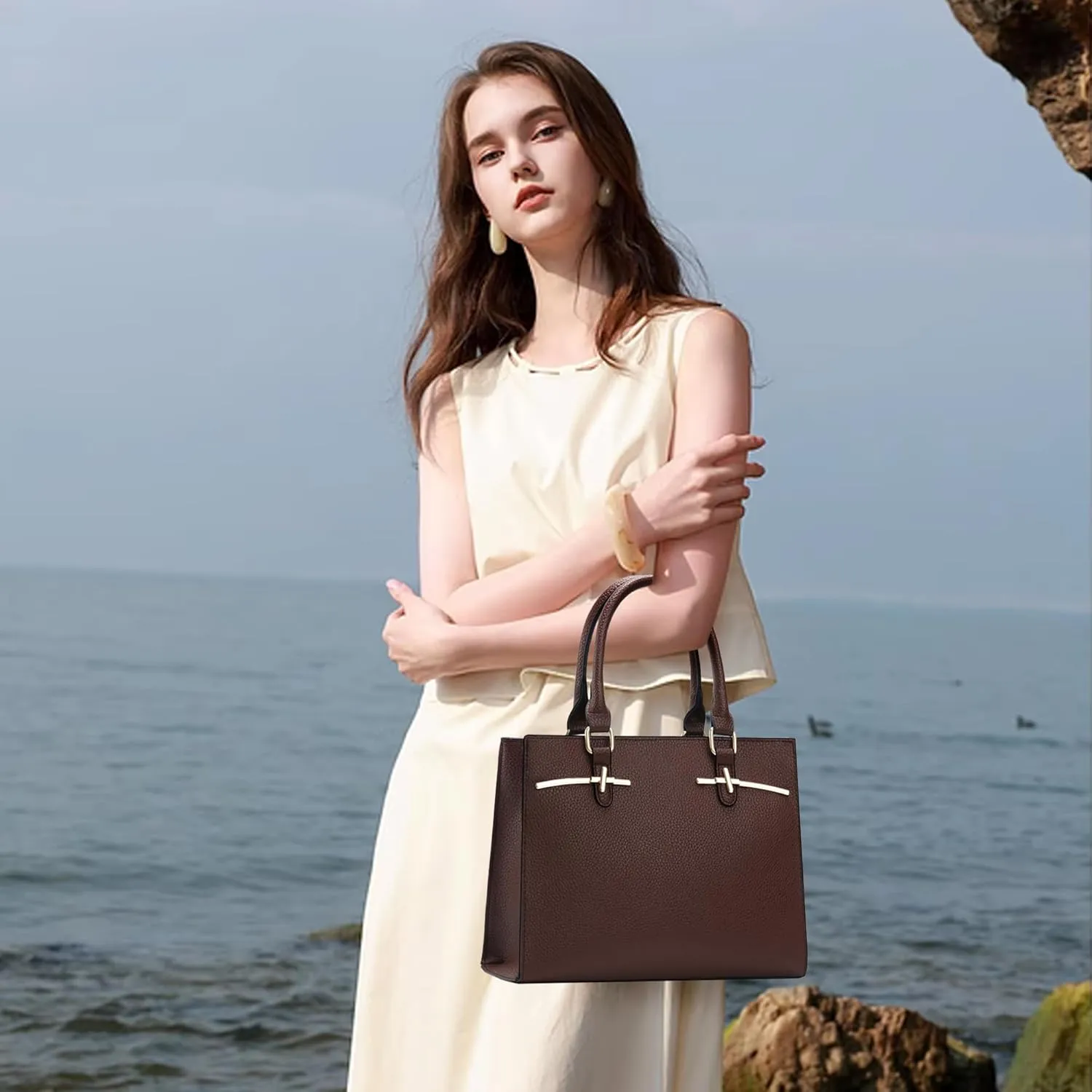 Purses for Women Crossbody Bags for Womens Shoulder Handbags PU Leather Tote Bag Top Handle Purse
