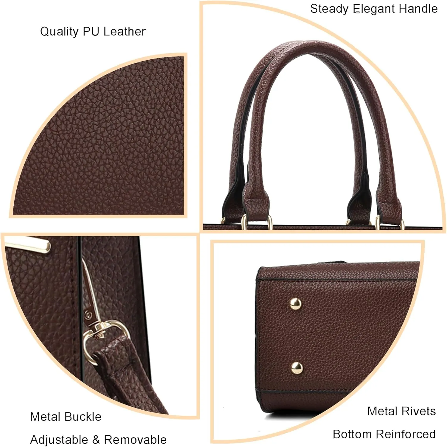 Purses for Women Crossbody Bags for Womens Shoulder Handbags PU Leather Tote Bag Top Handle Purse