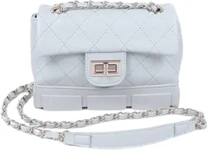Quilted Shoulder Bag Crossbody for Women – Elegant Vintage Designer Handbag with Gold Chain Strap & Secure Turn Lock