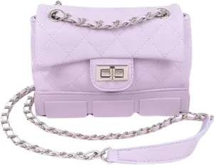 Quilted Shoulder Bag Crossbody for Women – Elegant Vintage Designer Handbag with Gold Chain Strap & Secure Turn Lock