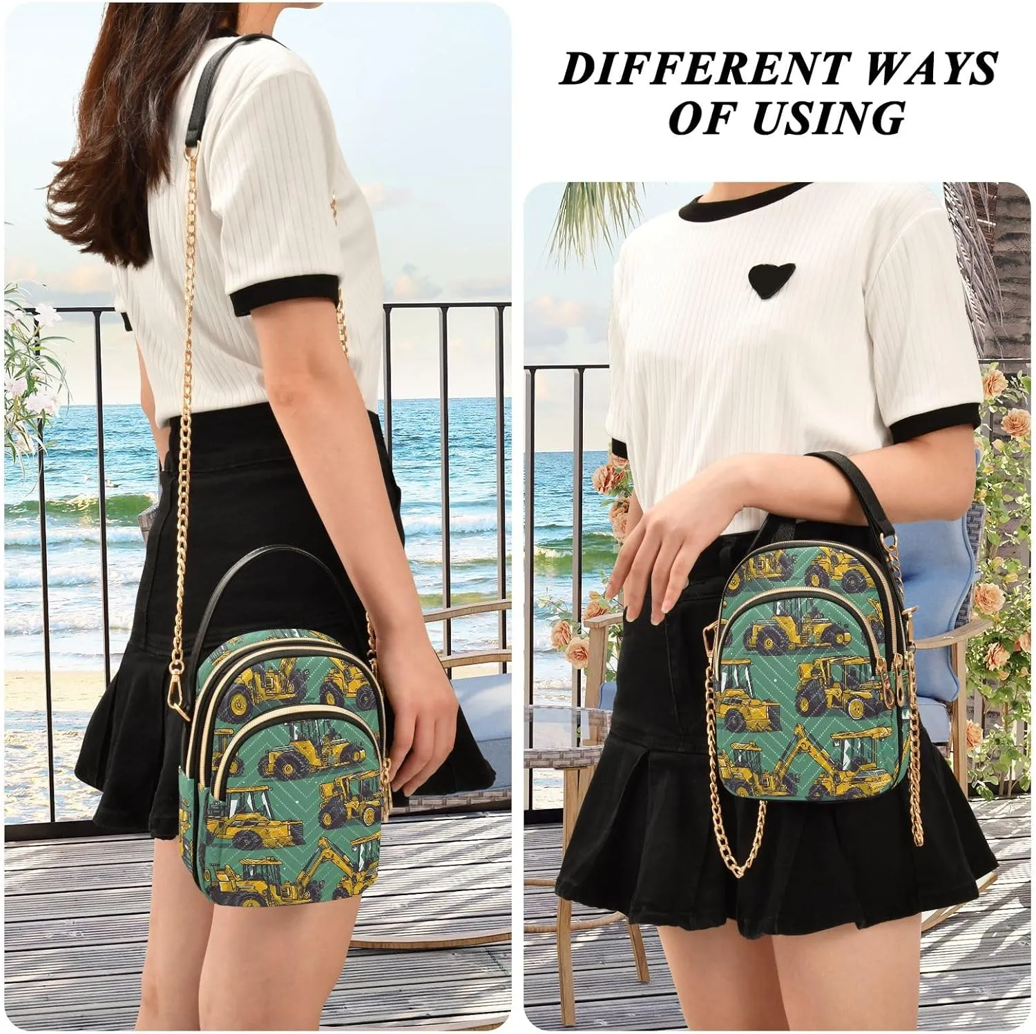 Quilted Shoulder Bags for Women Phone Bag