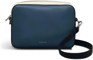 RADLEY London Sion Close - Colour Block Women's Mini Zip Around Crossbody Bag, Cadet