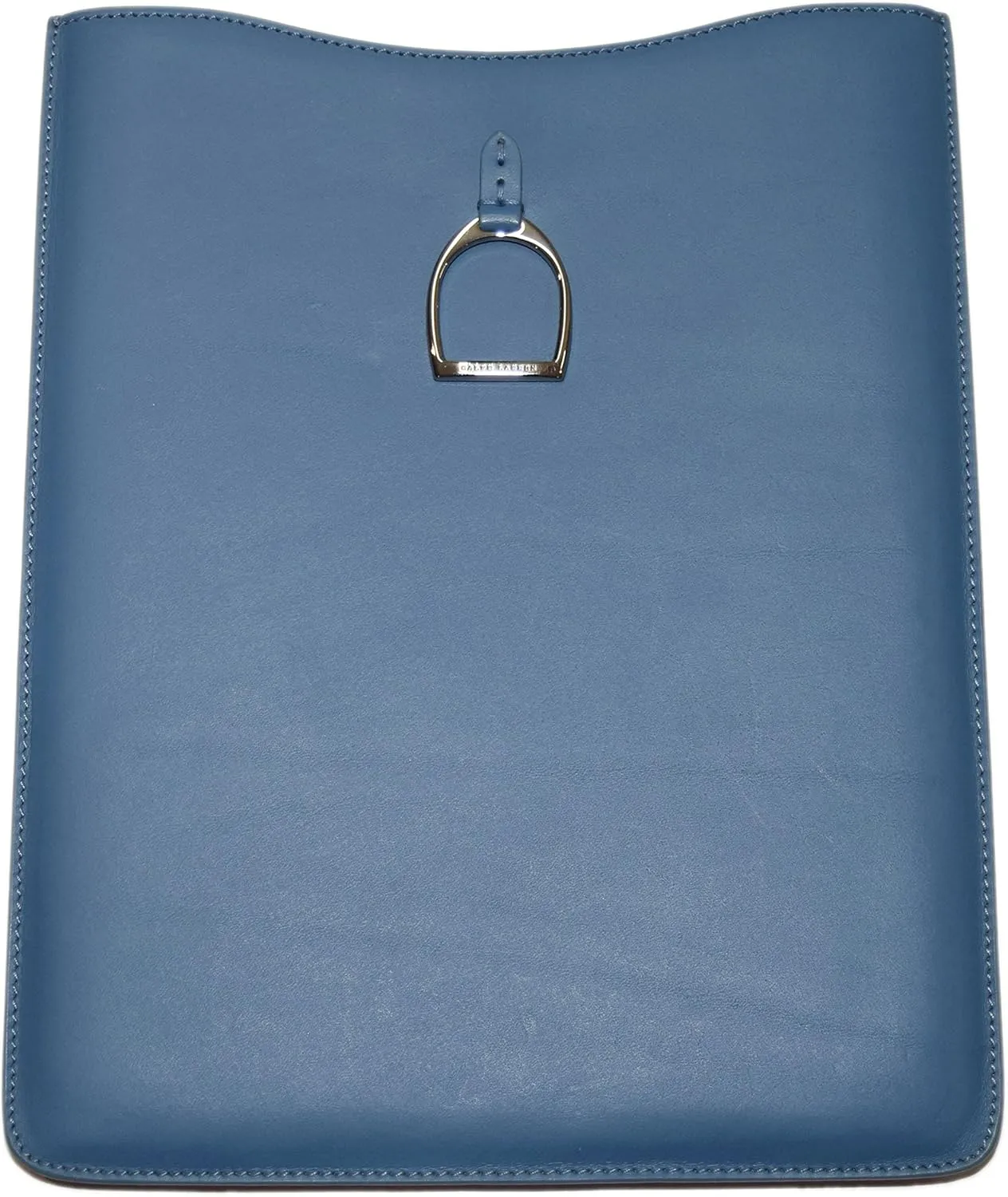 Ralph Lauren Polo Mens Womens Purple Label Collection Leather Equestrian Tablet Sleeve Slim Case Pouch Blue Italy $395
