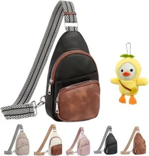 Respectivelk Crossbody Leather Bags, Interprek Respectivelk Crossbody Bag, Multiple Pockets Water-Resistant Sling Bag
