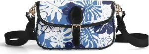 Samoa Floral Print Retro Art Polynesian Crossbody Bag Elegant Custom Women'S Crossbody Bag Pattern