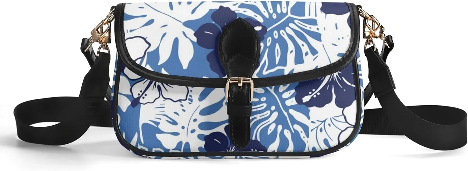 Samoa Floral Print Retro Art Polynesian Crossbody Bag Elegant Custom Women'S Crossbody Bag Pattern