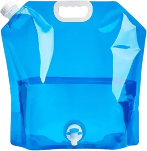 SBTRKT 5/10L Camping Water Bag Portable Folding Water Bucket Large Water Container Outdoor Travel Collapsible Pouch Can Camping Supplie (Color : 5L Transparent)