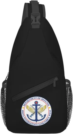 Seal of Joint Interagency Task Force West Crossbody Bags For Women Men Chest Backpack Gym Shoulder Bag Travel Outdoor Sports Casual Crossbody Bags