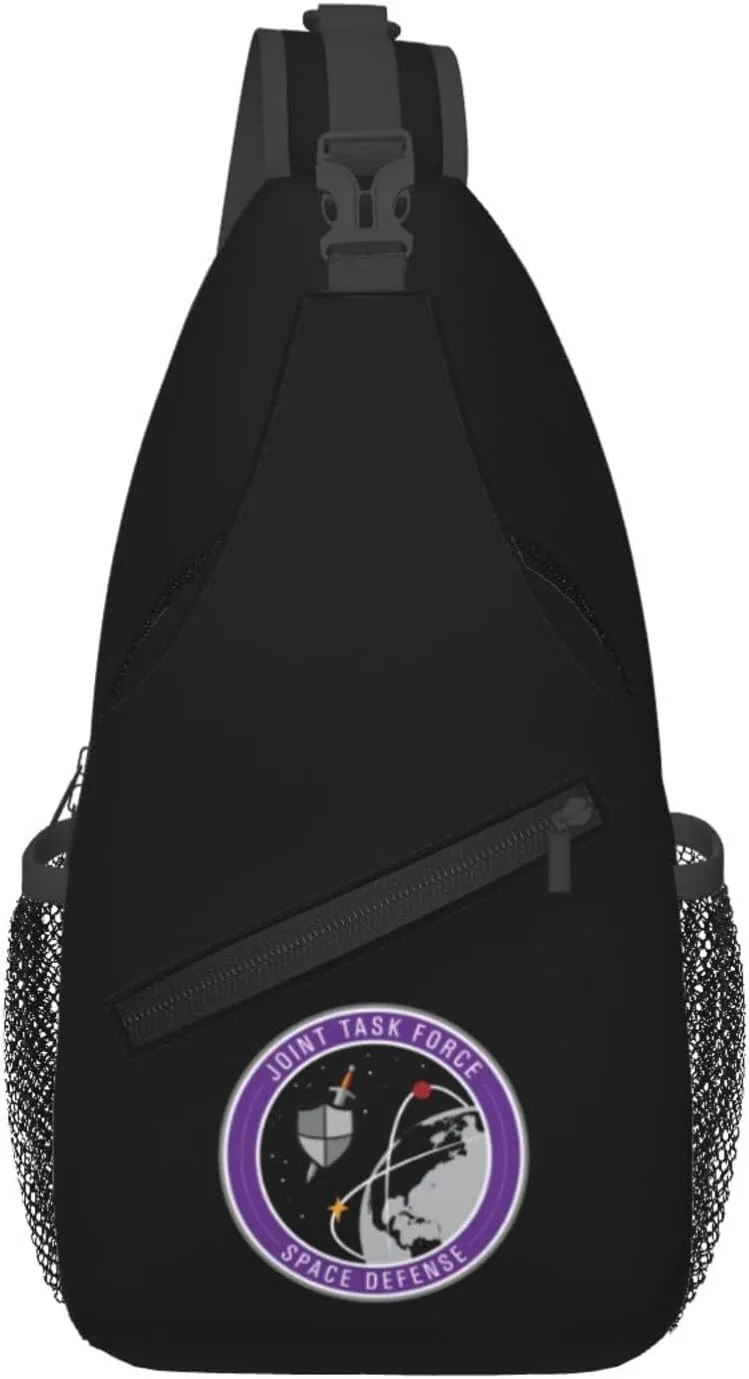 Seal Of The Joint Task Force Space Defense Crossbody Bags For Women Men Chest Backpack Gym Shoulder Bag Travel Outdoor Sports Casual Crossbody Bags