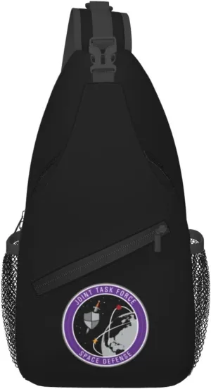 Seal Of The Joint Task Force Space Defense Crossbody Bags For Women Men Chest Backpack Gym Shoulder Bag Travel Outdoor Sports Casual Crossbody Bags
