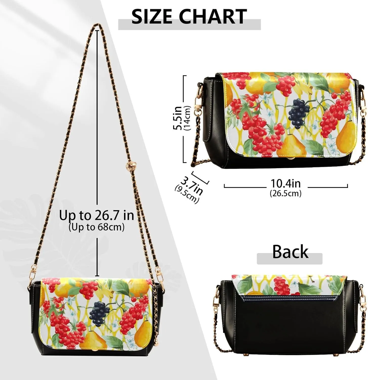 Shamrocks Clover and Bottle Women Leather Crossbody Bag, Leather Crossbody Bags, Crossbody Bags for Women Medium