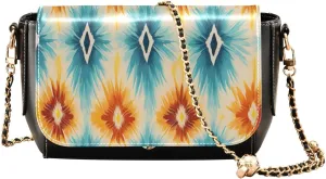 Shamrocks Clover and Bottle Women Leather Crossbody Bag, Leather Crossbody Bags, Crossbody Bags for Women Medium
