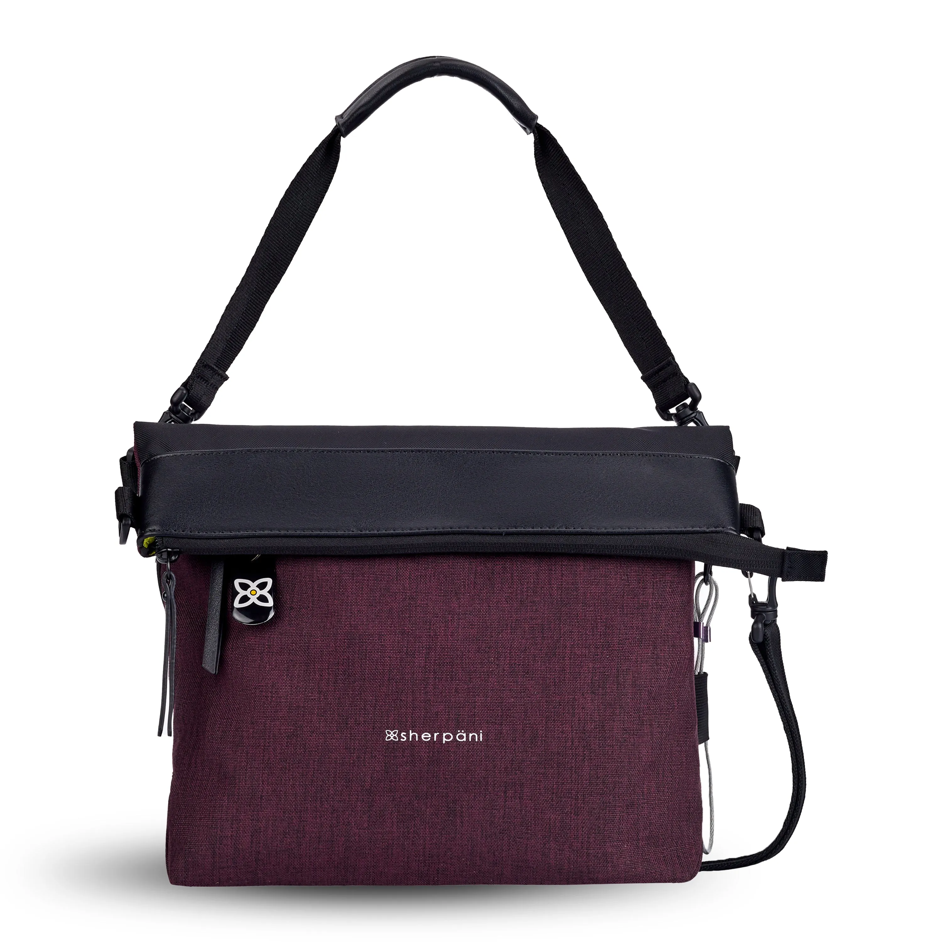Sherpani Vale AT Convertible Travel Crossbody/ Shoulder Bag merlot