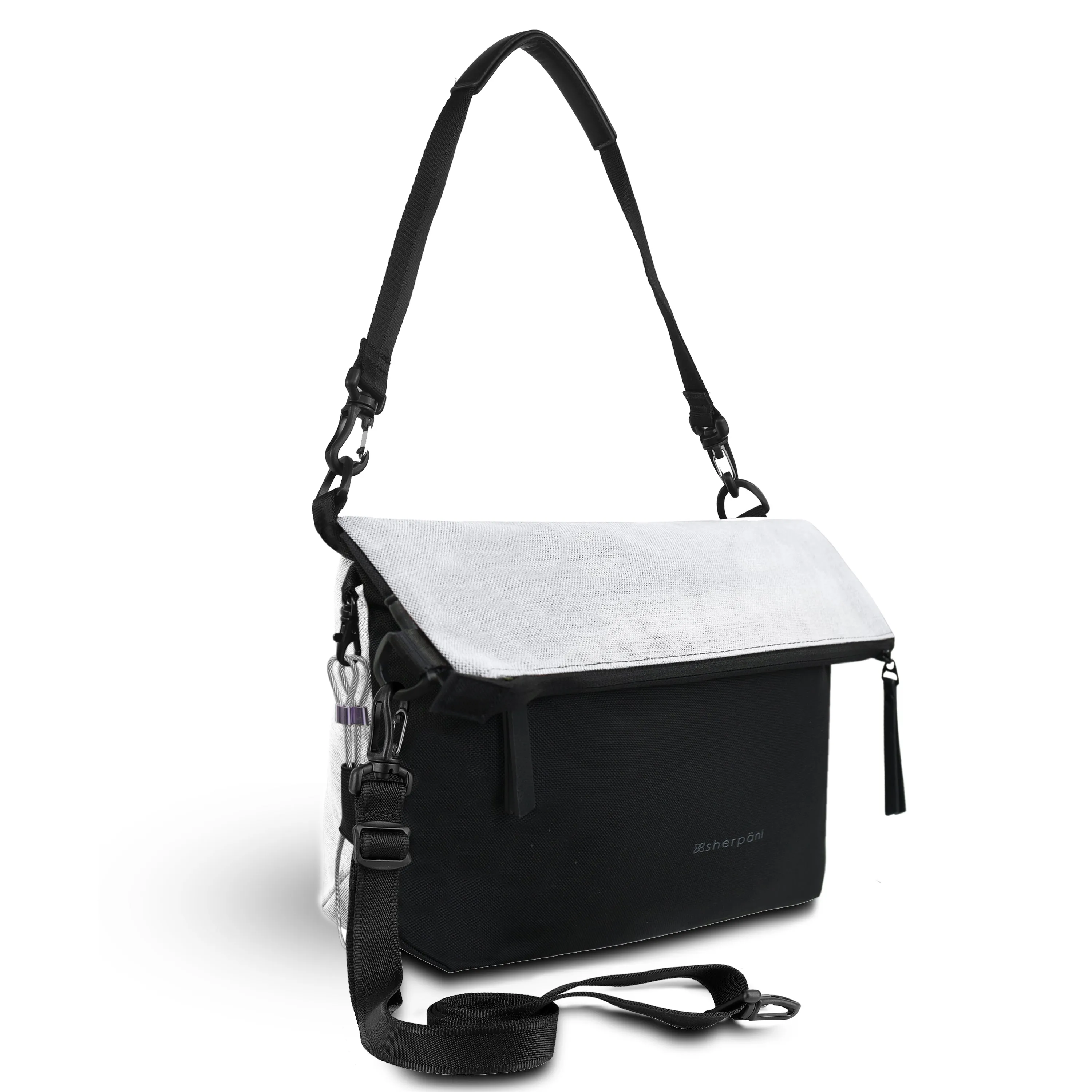 Sherpani Vale AT Convertible Travel Crossbody/ Shoulder Bag sterling