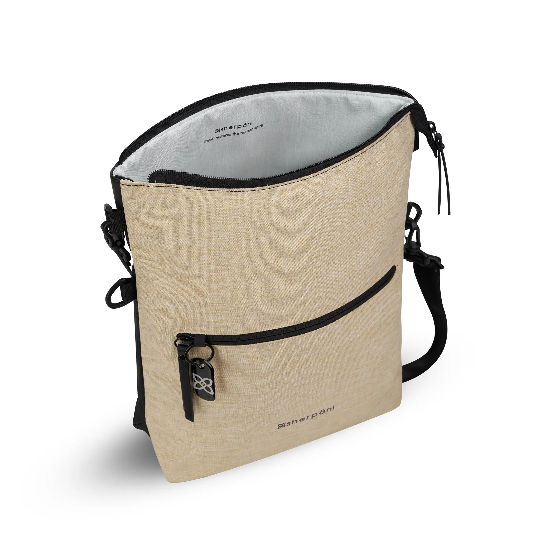 Sherpani Vale AT Convertible Travel Crossbody/ Shoulder Bag straw