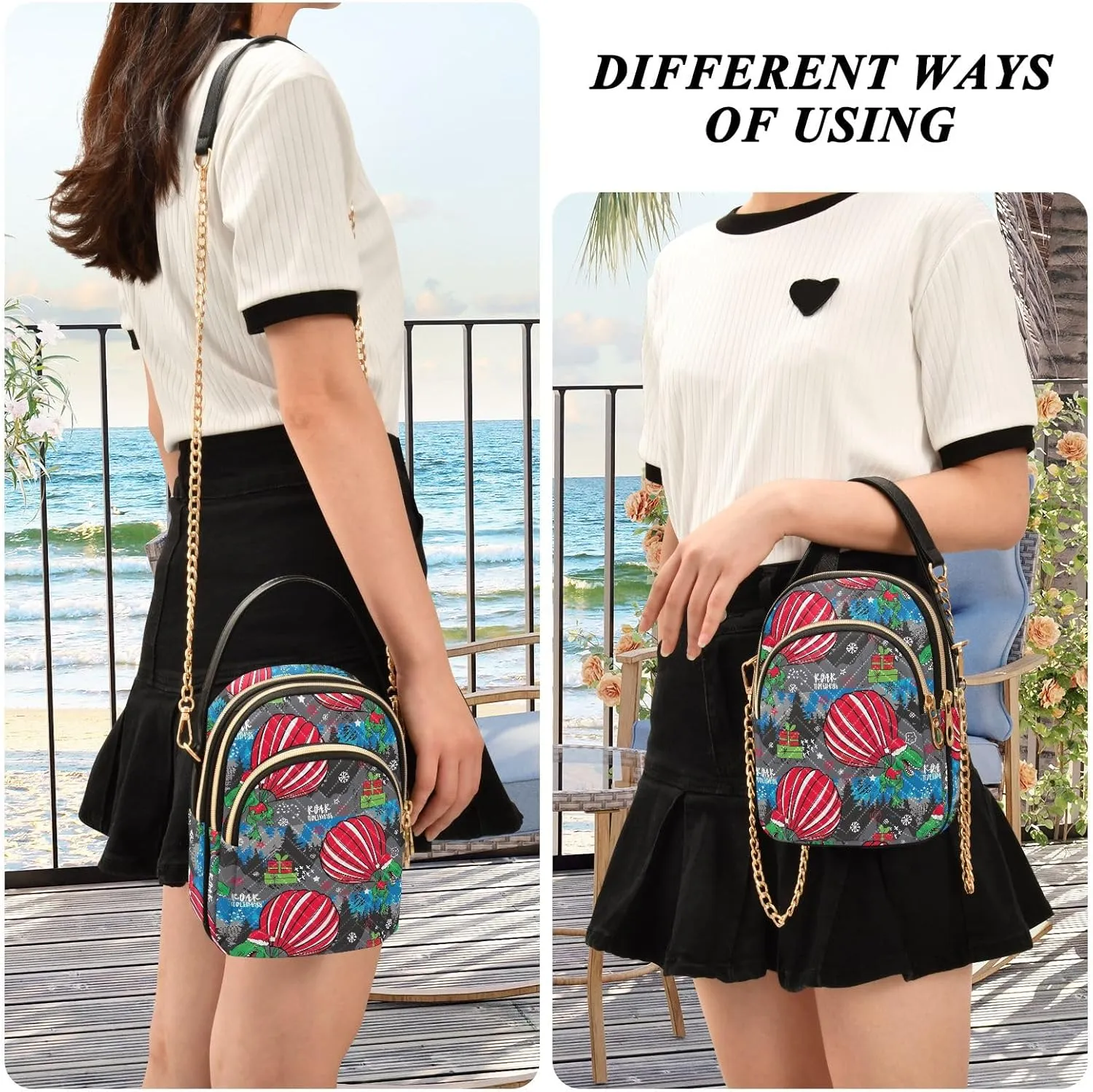 Shoulder Bags Chain Bags with Leather Handle