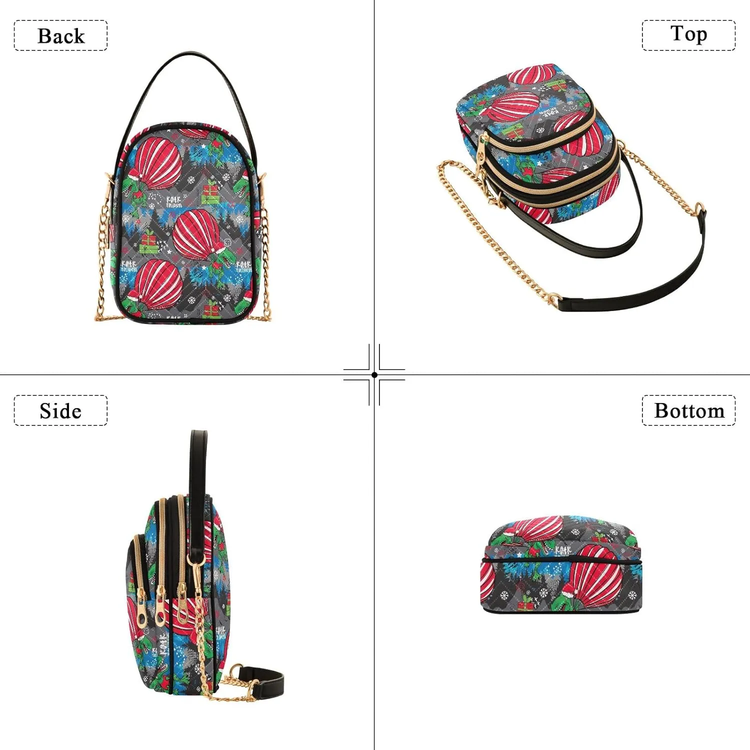 Shoulder Bags Chain Bags with Leather Handle