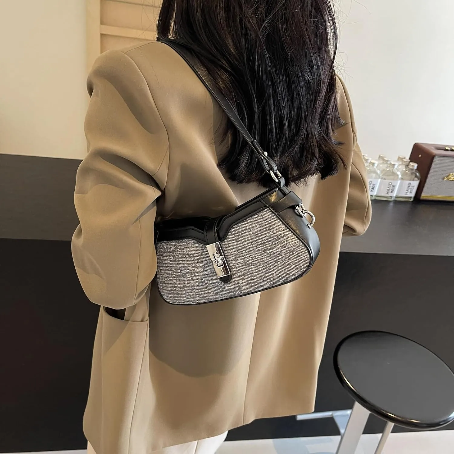 Shoulder Handbag Denim Purse for Women Designer Purses Mini Purse Shoulder Bag Cute Purse