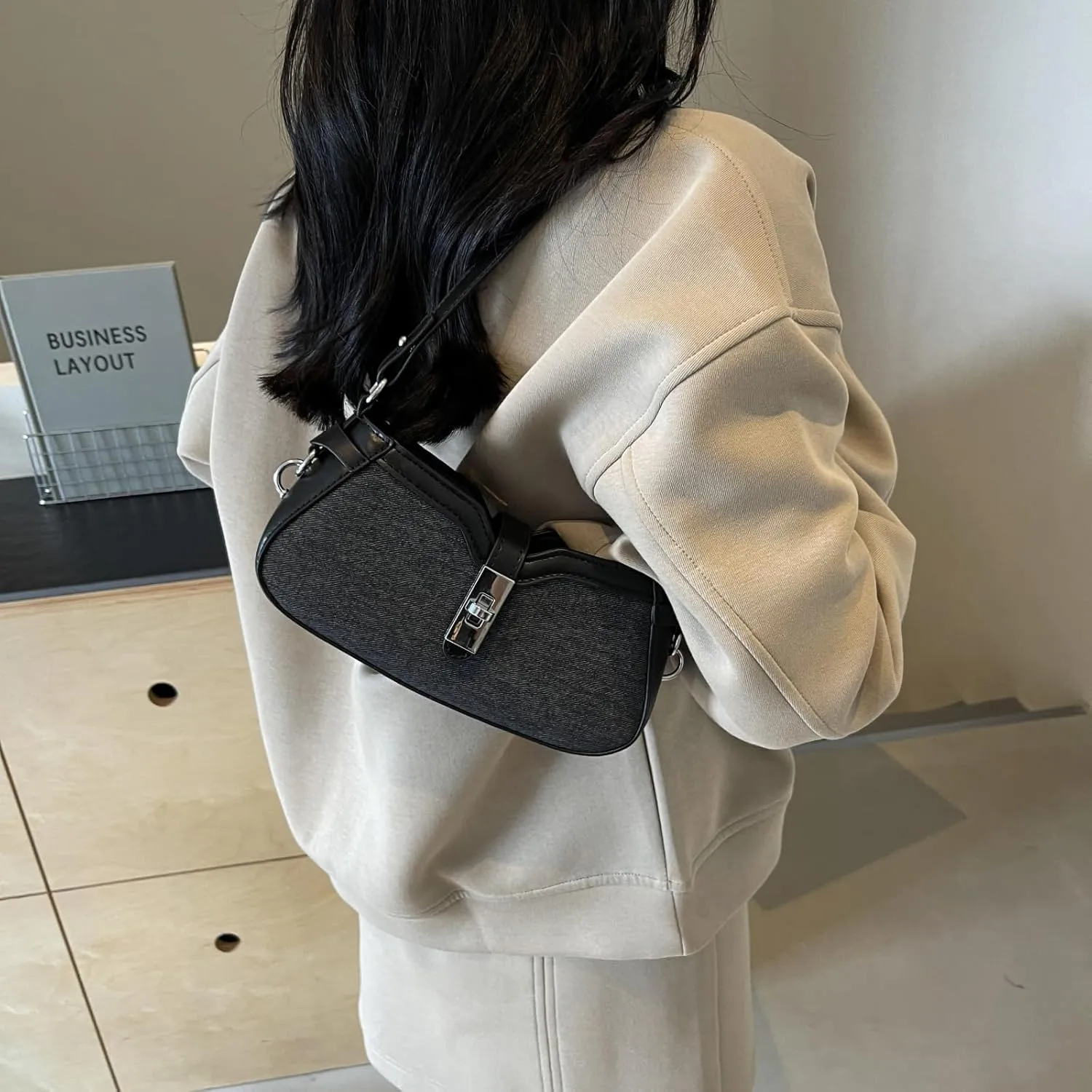 Shoulder Handbag Denim Purse for Women Designer Purses Mini Purse Shoulder Bag Cute Purse