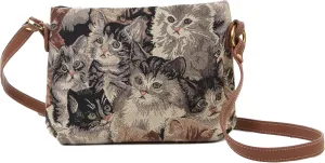 Signare Tapestry Crossbody Bag Sling Shoulder Purse for Women
