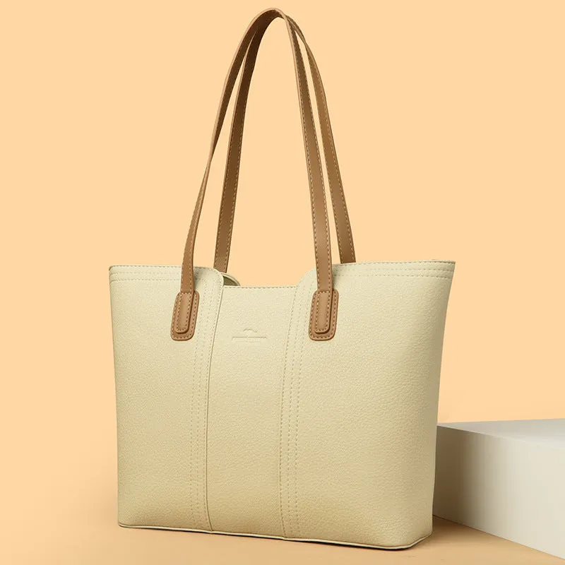 Simple Fashion High Capacity Waterproof Totes Handbags, Designer Women's Shoulder Bag