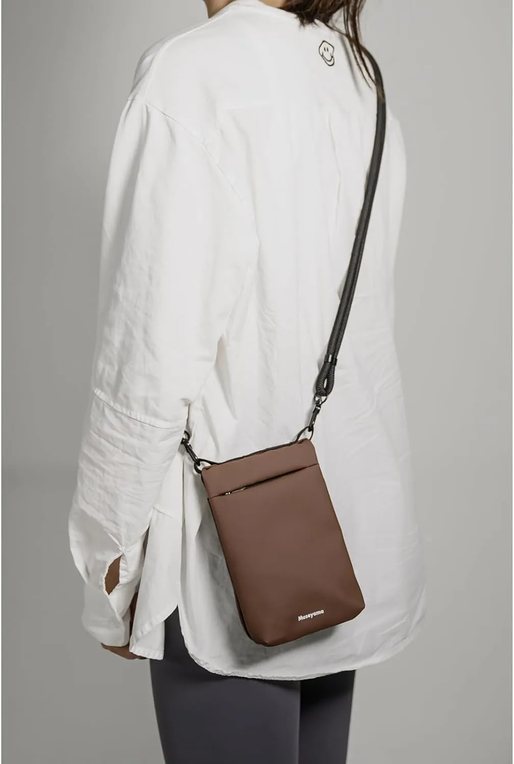 Small Crossbody Bag – Lightweight Foldable Water-Resistant Phone Purse with Adjustable/Detachable Strap