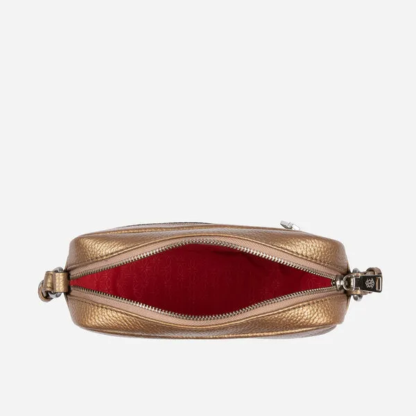 SMALL CROSSBODY, BRONZE