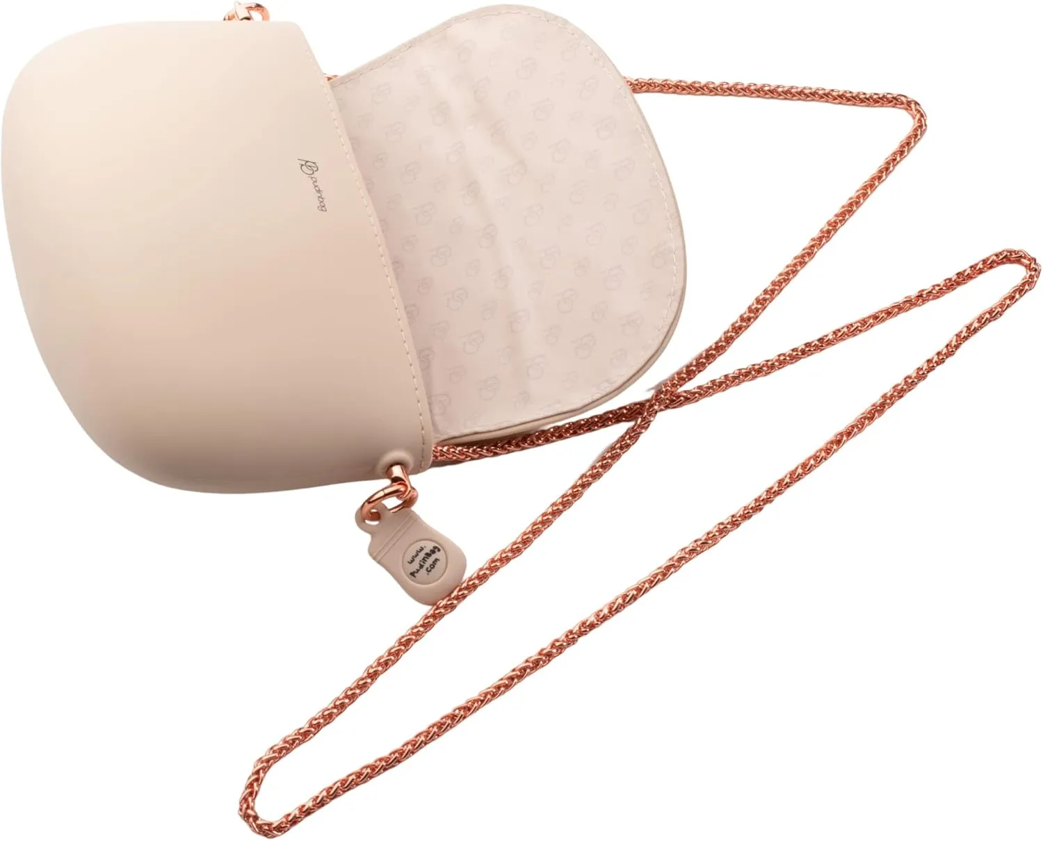 Small Crossbody Purse for Women by Pudinbag | Vegan Water Resistant | Silicone