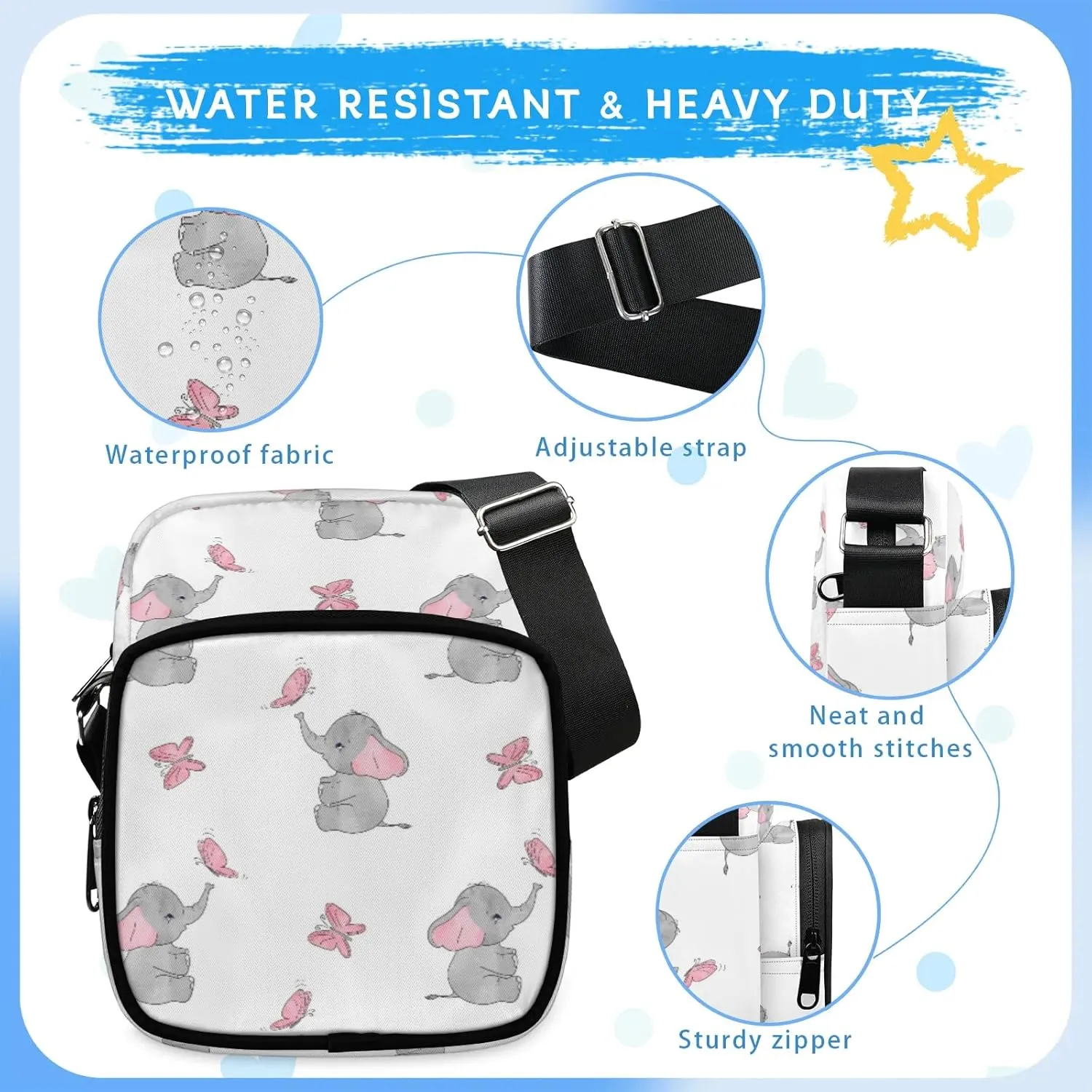 Small Crossbody Purses for Kids Age 4-12 Cute Little Messenger Bag Mini Shoulder Bag Wallet Purse for Boys Girls Travel