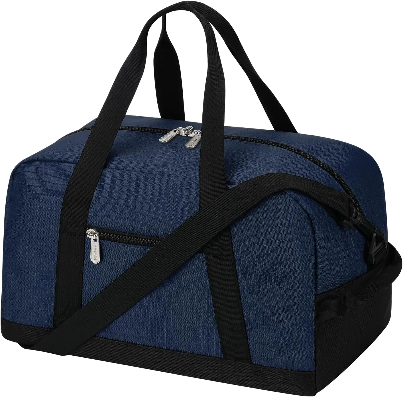 Small Gym Bag 14 inch lightweight Carry On Mini Duffel Bag for Travel Sport - Navy Blue