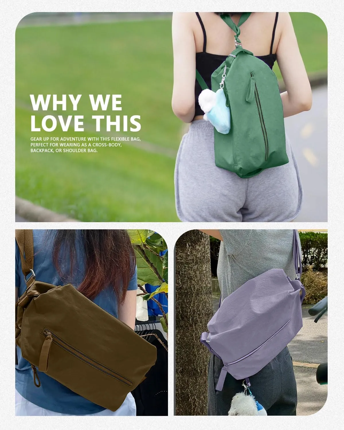 Small Gym Bag for women men, Stylish Compact Sports Bag, Small Duffle Bag Crossbody Bags for women men, Suitable For Gym Work Fitness Travel, 3 in 1 Duffle Bags