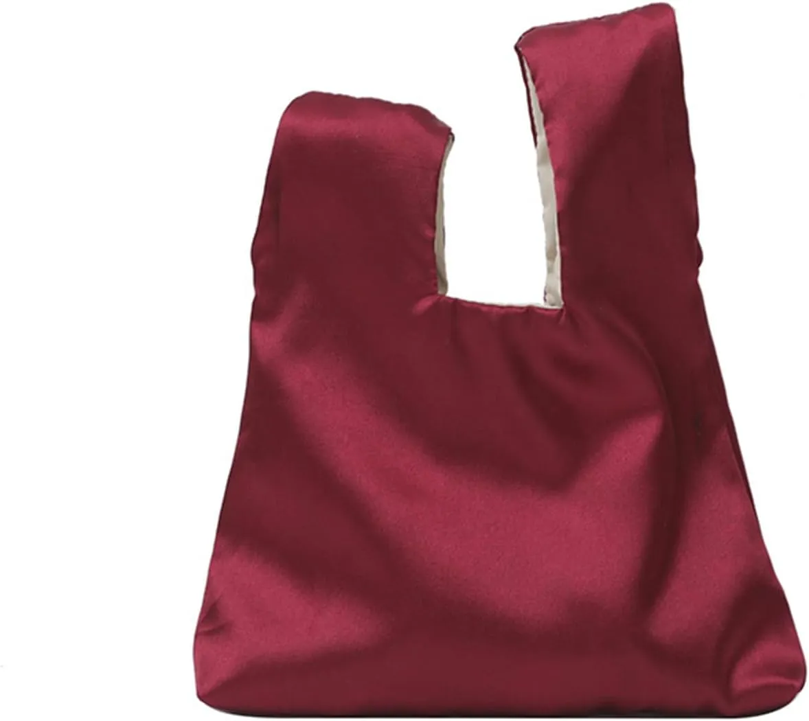 Small Satin Wrist Clutch Purse Bag Mini Knot Evening Handbag for Women