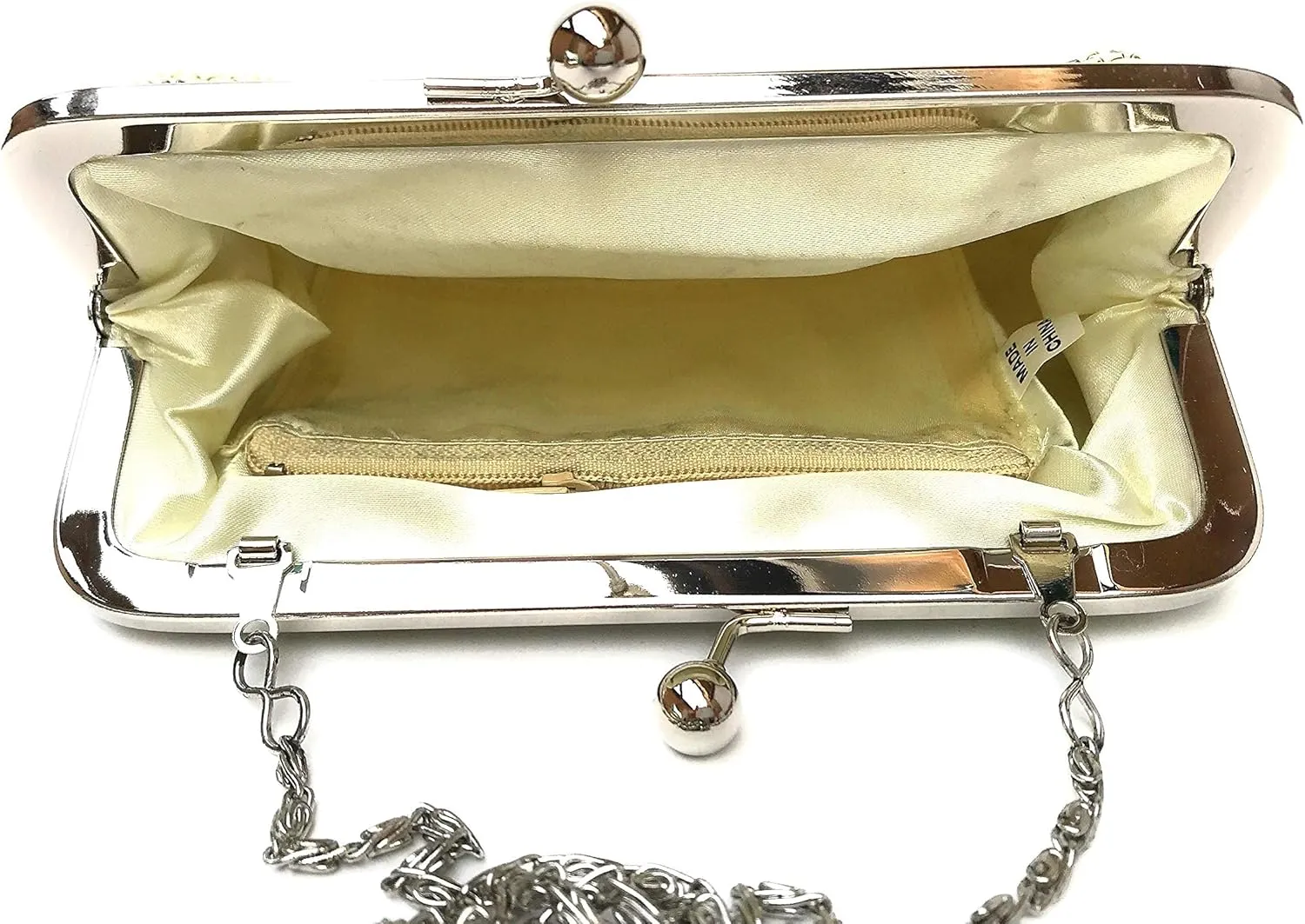 Small Women Clutch Metal Mesh Evening Purse for Party prom Wedding
