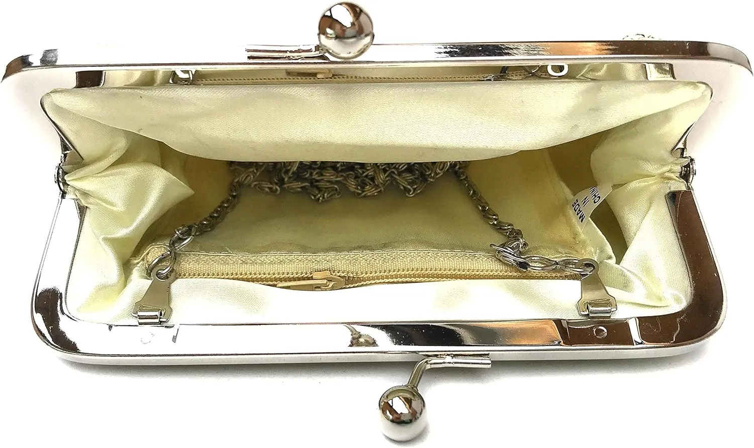 Small Women Clutch Metal Mesh Evening Purse for Party prom Wedding