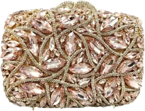 Sparkly Rhinestone Purse for Women Full Diamond Evening Clutch Bag Party Wedding Luxury Crystal Handbags