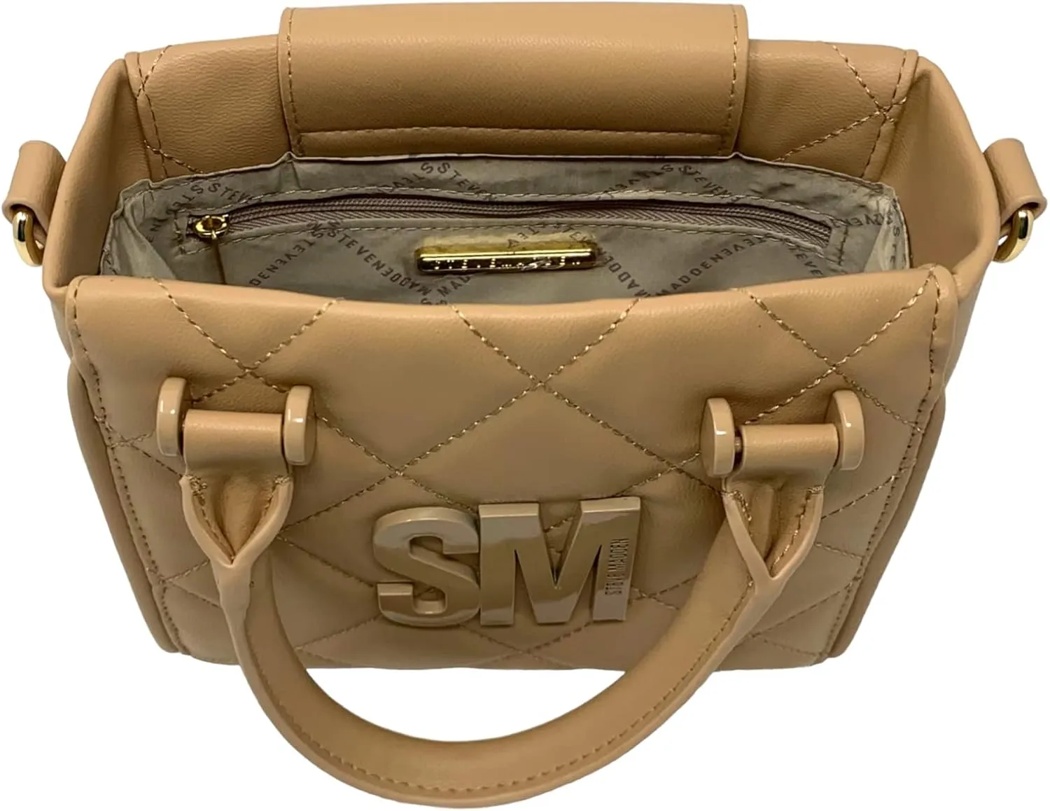 Steve Madden Bbabi Quilted Top Handle Crossbody