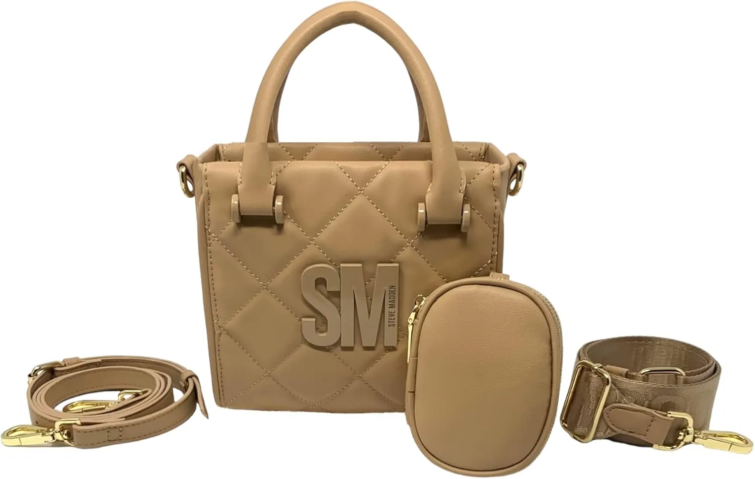 Steve Madden Bbabi Quilted Top Handle Crossbody