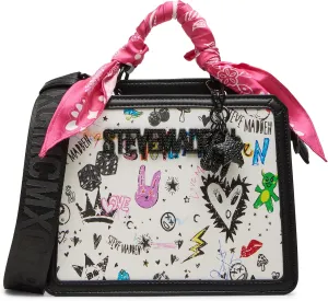 Steve Madden Evelynv Box Tote Update, White
