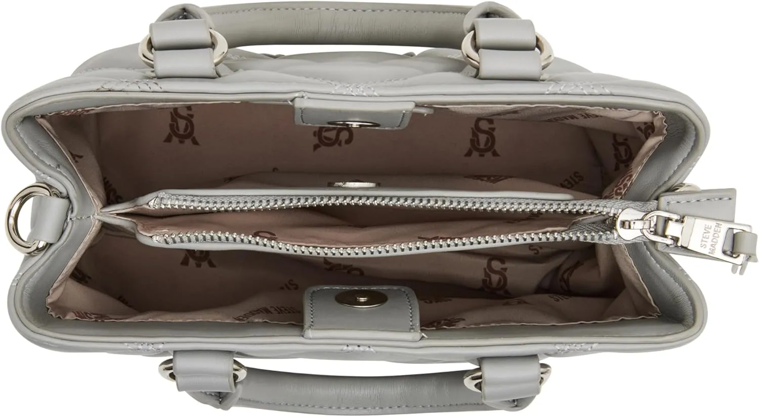 Steve Madden Mickey Quilted Top Handle Crossbody
