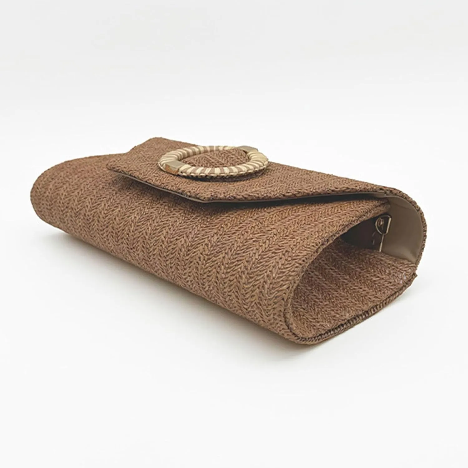 Straw Clutches Purse Women Envelope Bag Straw Crossbody Shoulder Bag Handbag Summers Beach Bag Woven Clutches Handbag