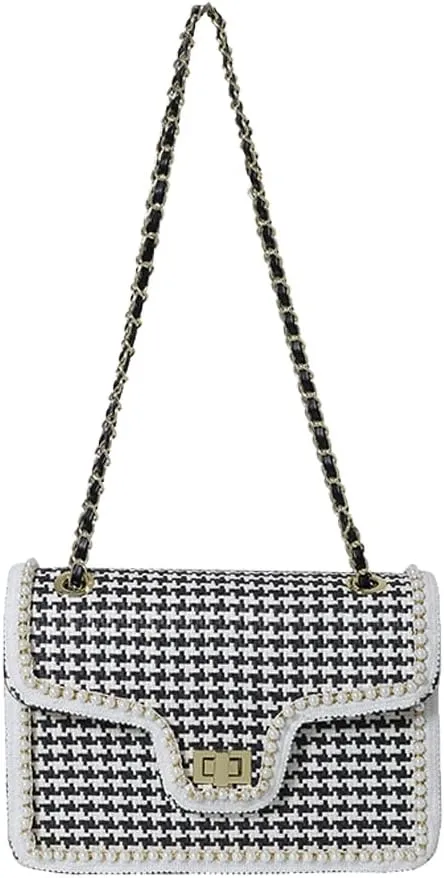 Straw Crossbody Bags for Women Summer Shoulder Satchel Purses Beach Clutch Handbags for Vacation