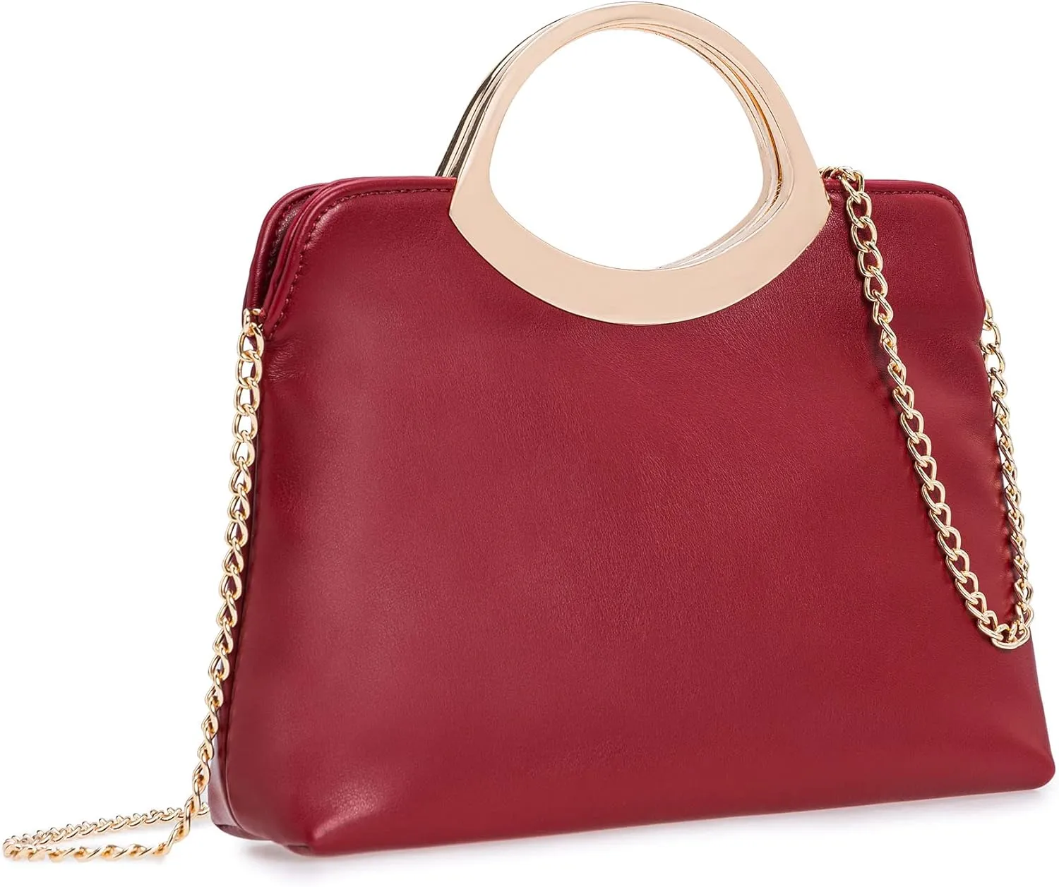 Stylish PU leather Small Prom Handbag Formal Women Party Clutch Dressy Wedding Purse